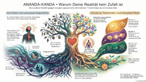 Zellgedächtnis Grafische Darstellung des ANANDA-KANDA Wunschbaums der Realität manifestiert statt Zufall (Bild mit KI erzeugt). Zum höchsten Wohle aller Divine und Tao Blessing für Liebe, Frieden, Harmonie und Freiheit