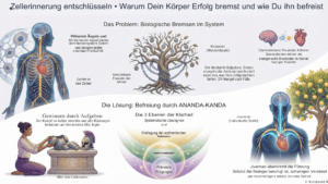 Zellerinnerung entschlüsseln Graphische Darstellung, Bild mittels KI erzeugt Zum höchsten Wohle aller Divine und Tao Blessing für Liebe, Friede, Harmonie und Freiheit