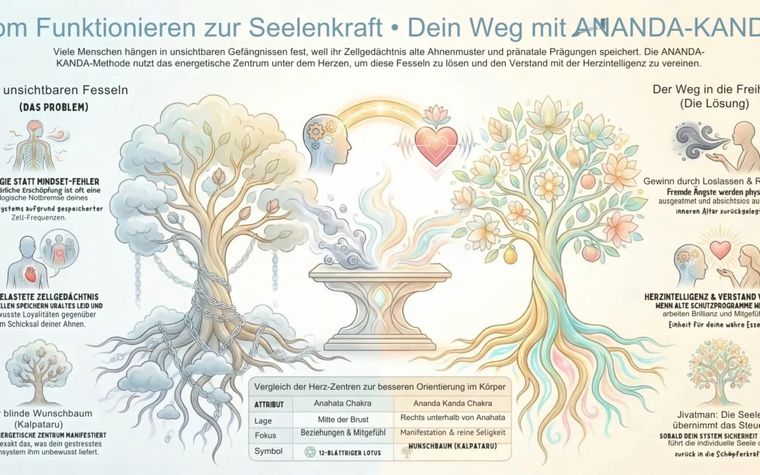 Herzintelligenz vereinen Eine graphische Darstellung wie du vom Funktionieren in Deine Seelenkraft kommst, mit kurzen Erläuterungen und . Anleitungen Divine und Tao Blessing zum höchsten Wohle aller für Liebe, Frieden, Harmonie und Freiheit