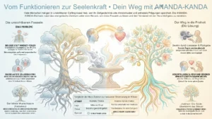 Herzintelligenz vereinen Eine graphische Darstellung wie du vom Funktionieren in Deine Seelenkraft kommst, mit kurzen Erläuterungen und . Anleitungen Divine und Tao Blessing zum höchsten Wohle aller für Liebe, Frieden, Harmonie und Freiheit