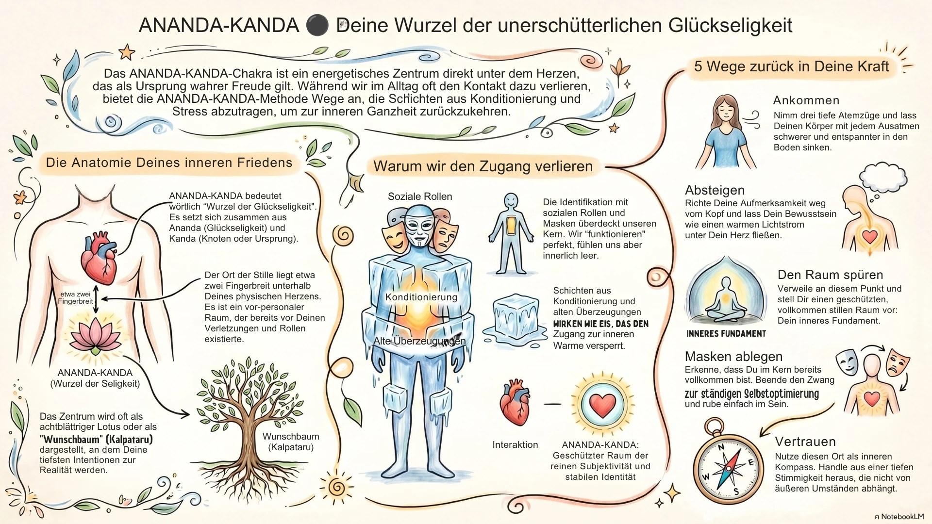 ANANDA-KANDA Glückseligkeit finden Zum höchsten Wohle aller mit Divine und Tao Blessing für Liebe, Frieden, Harmonie und Freiheit