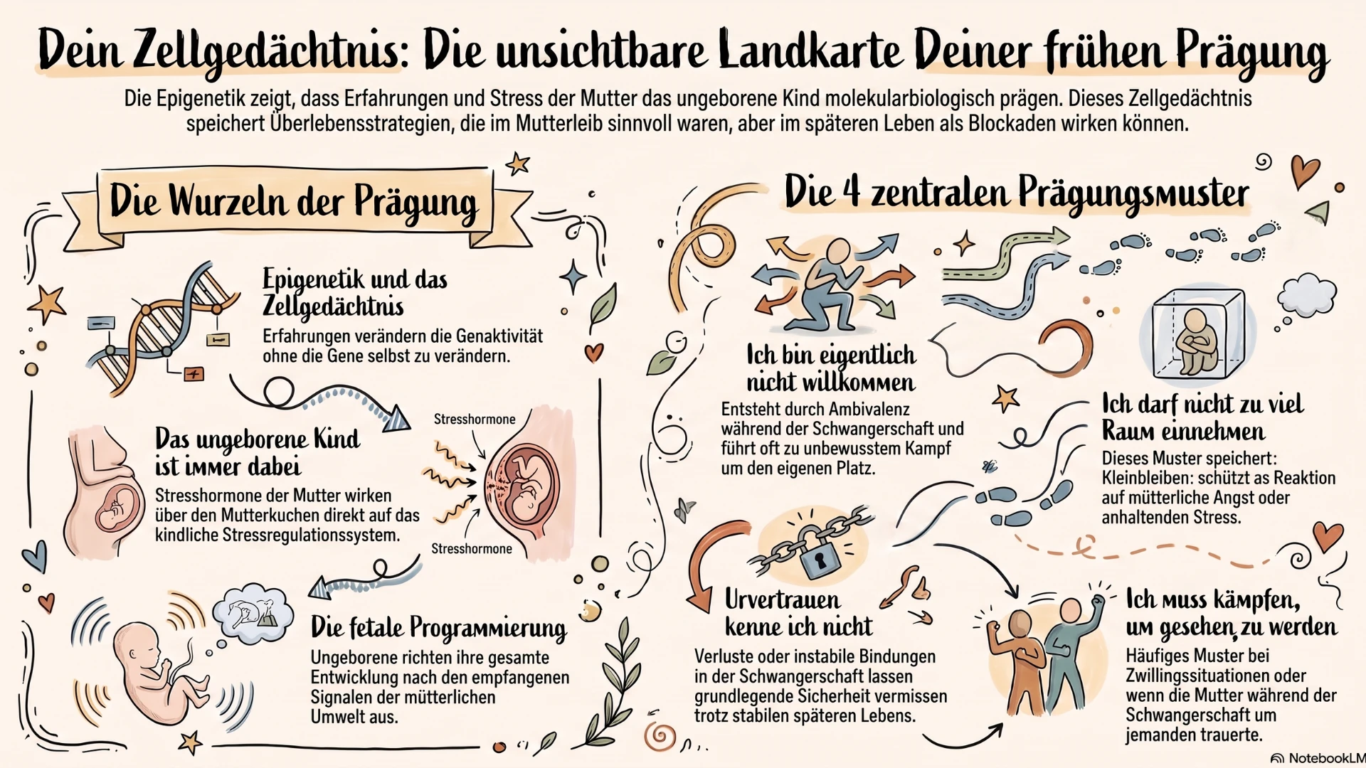 Zellgedächtnis, pränatale Prägung, zum höchsten Wohle aller mit Divine und Tao Blessing für Liebe, Frieden, Harmonie und Freiheit