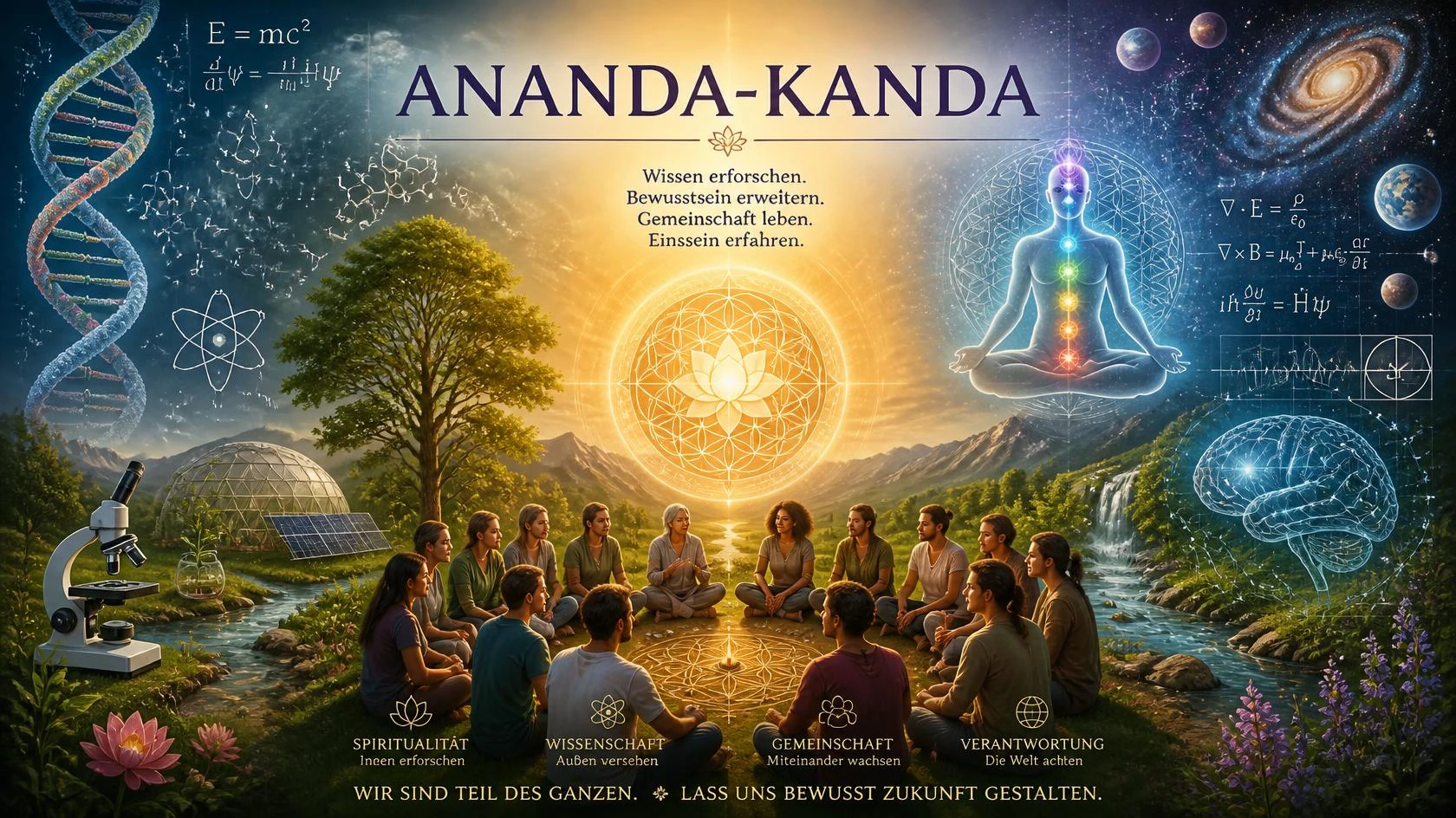 Die Community triffst sich. Zum höchsten Wohle aller mit Divine und Tao Blessing für Liebe, Frieden, Harmonie und Freiheit.