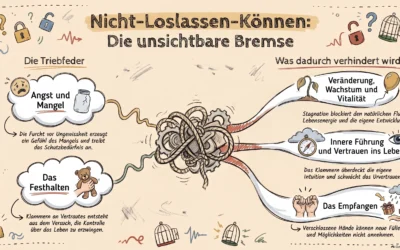 Nicht loslassen können: 6 Punkte, die Dich befreien